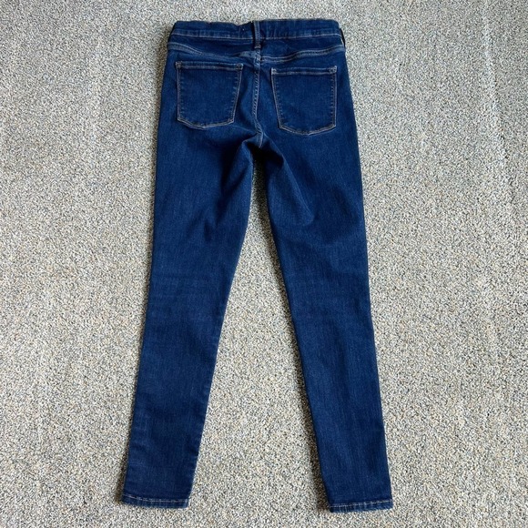 Gap 1969 True Skinny Jeans Mid Rise Dark Wash Soft Stretch Denim Women's 8 - Picture 3 of 7